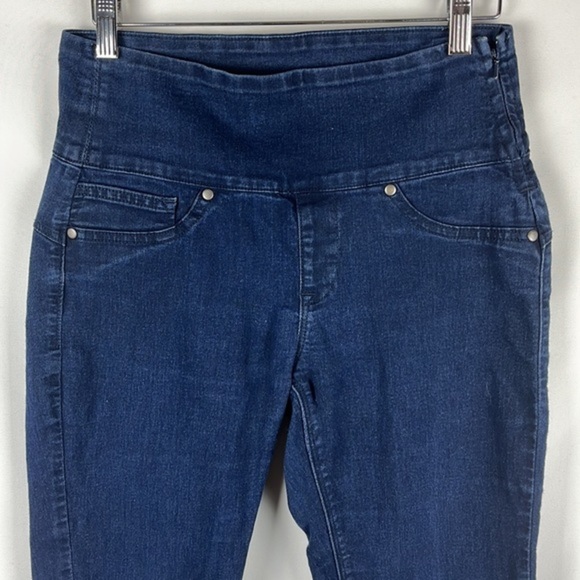 Spanx Alexia Indigo High Rise Slim Fit Jeans Leggings by Sara Blakely Size S/P - Picture 5 of 10